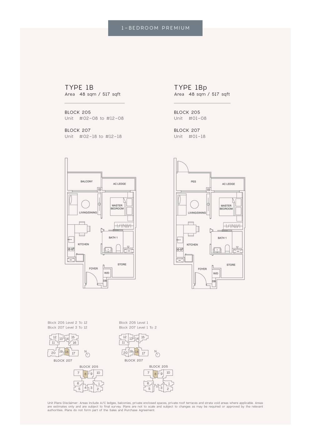 Urban Treasures 1 Bedroom Floor Plan 4